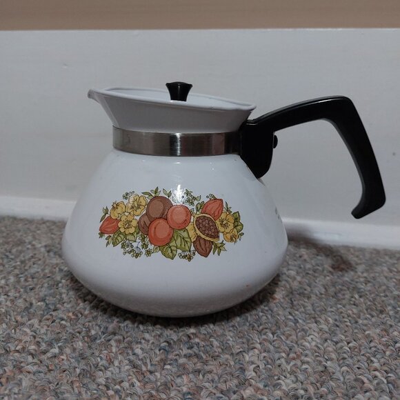Vintage Corning Ware Spice of Life Teapot 900ml P-104-B - Picture 1 of 2